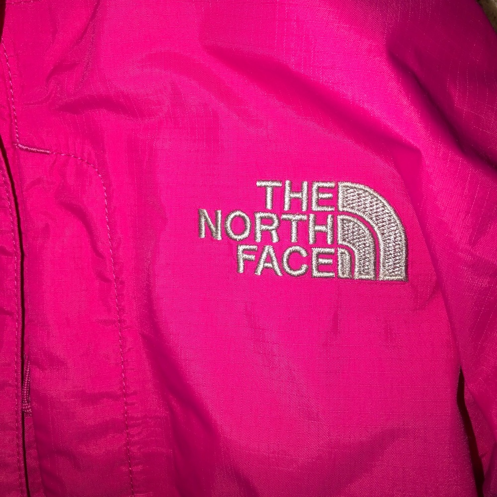 North Face Pink Raincoat